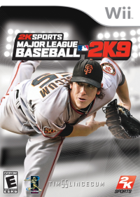 Major League Baseball 2K9 Wii US box art